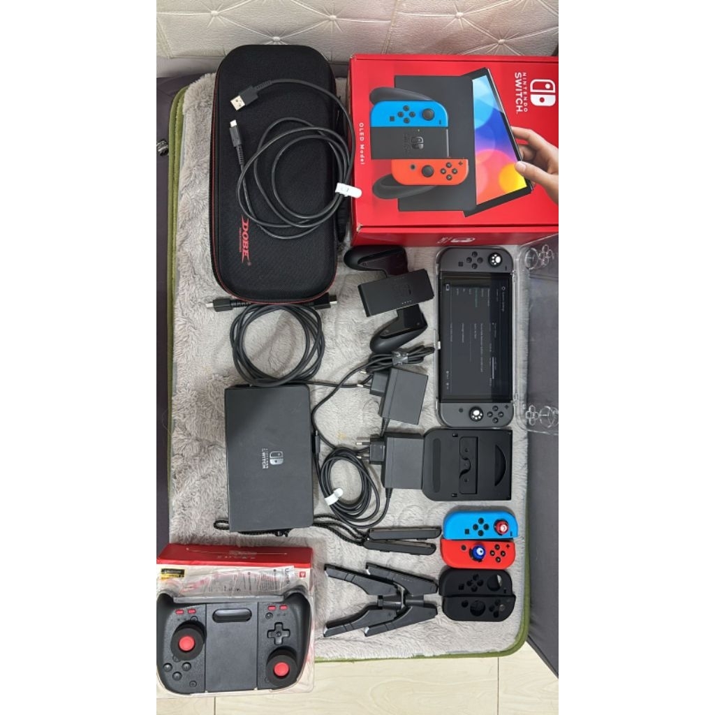 Nintendo Switch Oled CFW 256GB second bekas