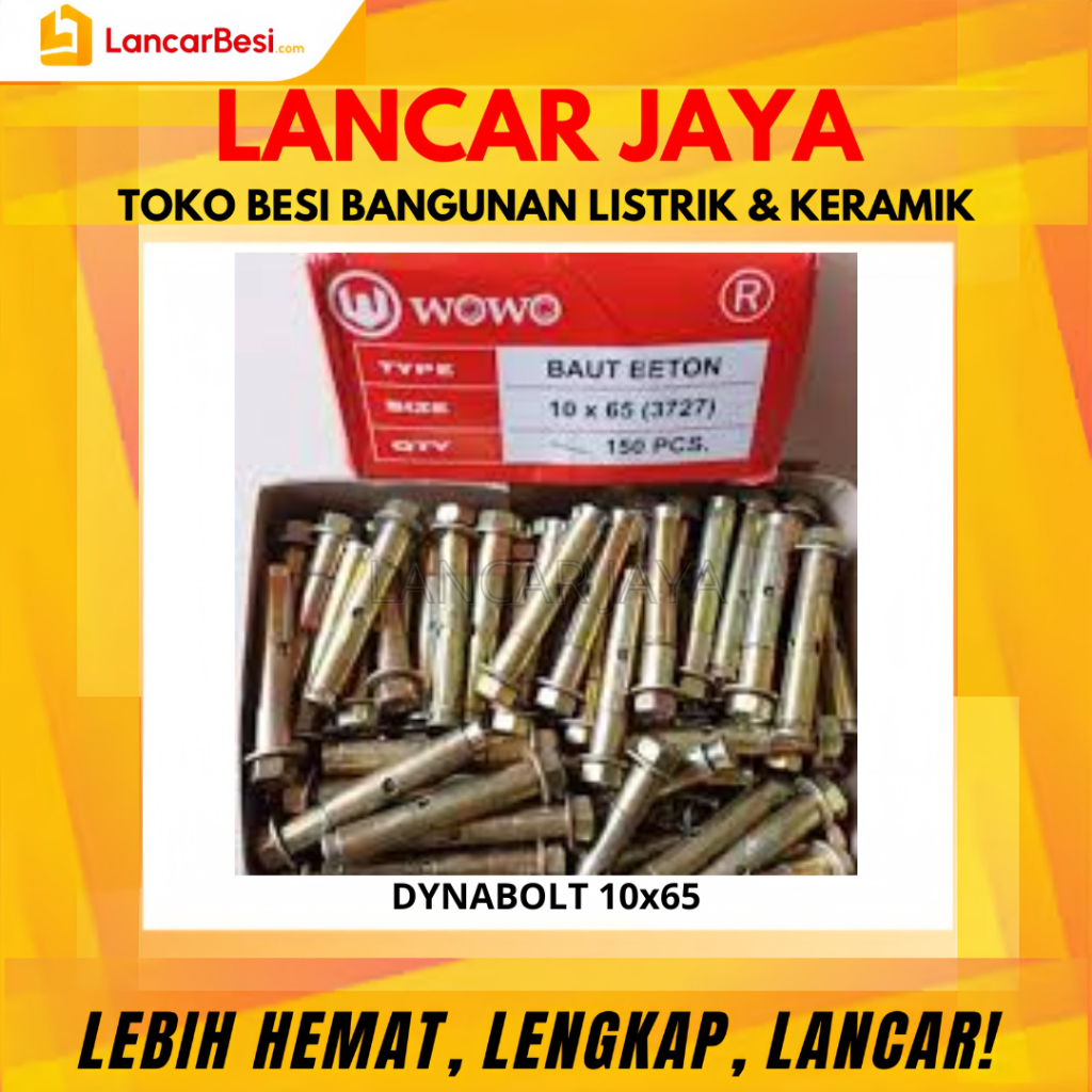 Baut Beton Dynabolt  WOWO 10x6mm | Dynabolt WOWO | Dinabol WOWO