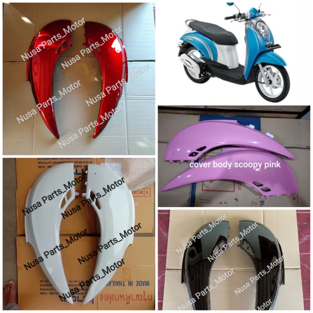 Kap Bodi / Cover Bodi Belakang Honda Scoopy Karbu Merk Win