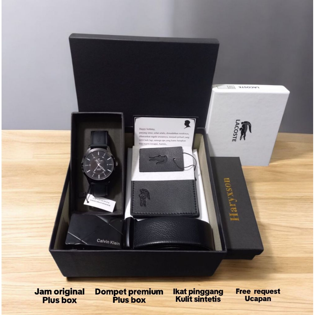 Hampers Cowok/Kado Untuk Cowok (Hard Box Hitam Premium)