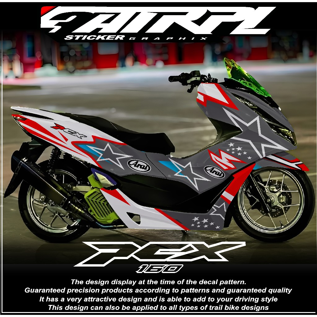 Decal Sticker PCX 160 2021 Fullbody - Dekal PCX 160 New Decal Sticker Honda PCX 160 2021 atriplegrap