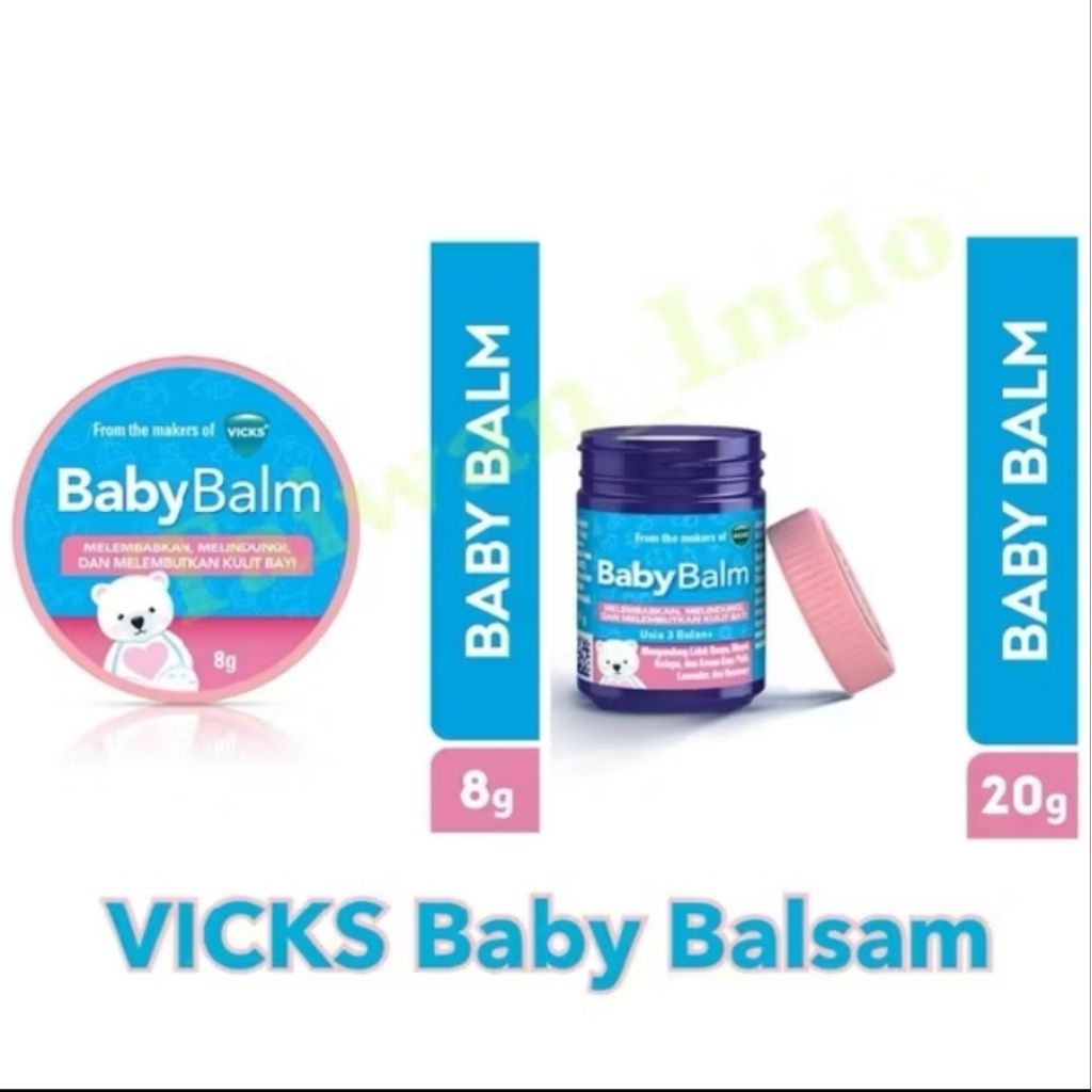 Vicks Baby Balsam 50gr | Balsem Bayi / Anak Germany