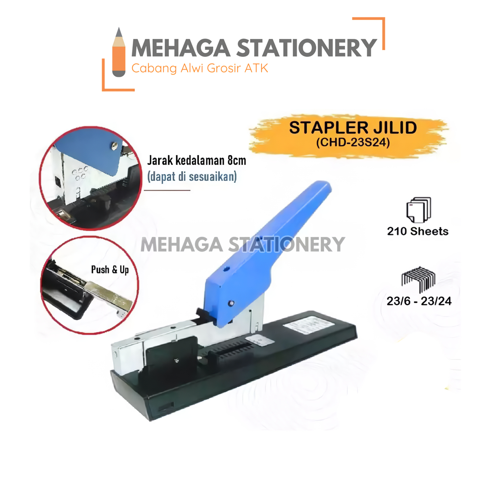 Alat Hekter Jilid Besar / Stapler Jilid Heavy Duty Combo 210 Lbr  | 1 Pcs