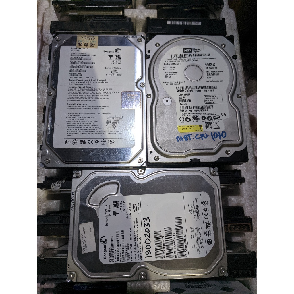 HARDISK HDD 80GB ATA IDE INTERNAL PC