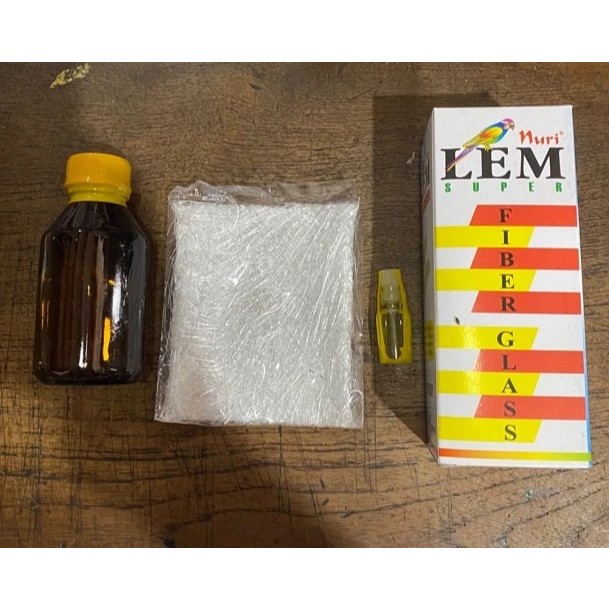 LEM KEBOCORAN ATAP PVC SUPER / LEM NURI FIBERGLASS