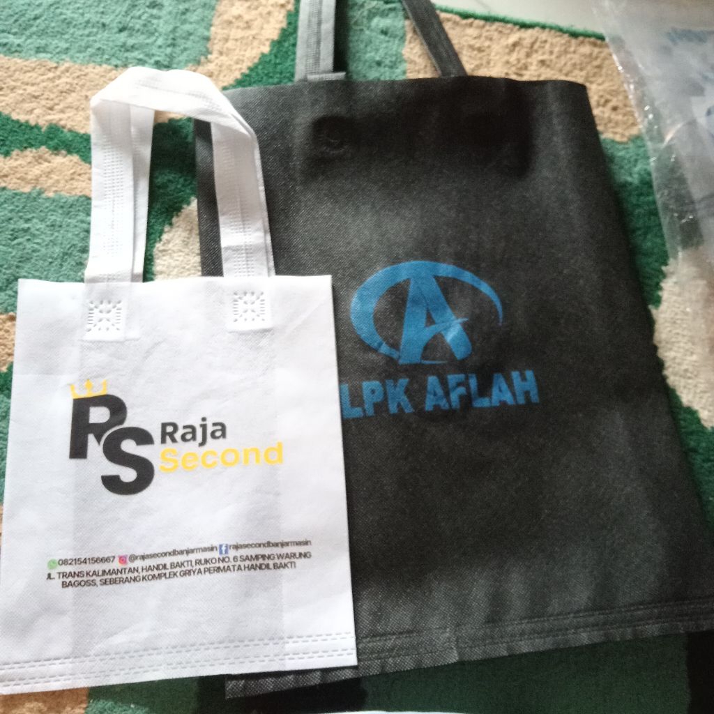 [EXPRESS] TAS KAIN CUSTOM SABLON SATU SISI SATU WARNA