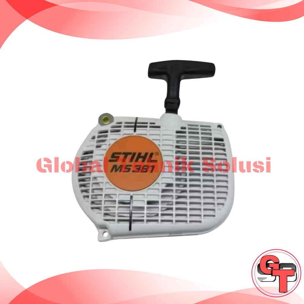 Recoil Stater Assy Chainsaw STIHL MS 381.Recoil Stater Senso MS381 Komplit Tinggal Pasang.