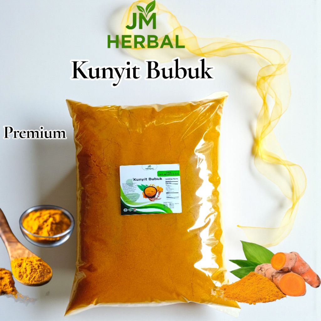 kunyit Bubuk Murni 1kg/Asli Murni Kunyit Bubuk 1Kg