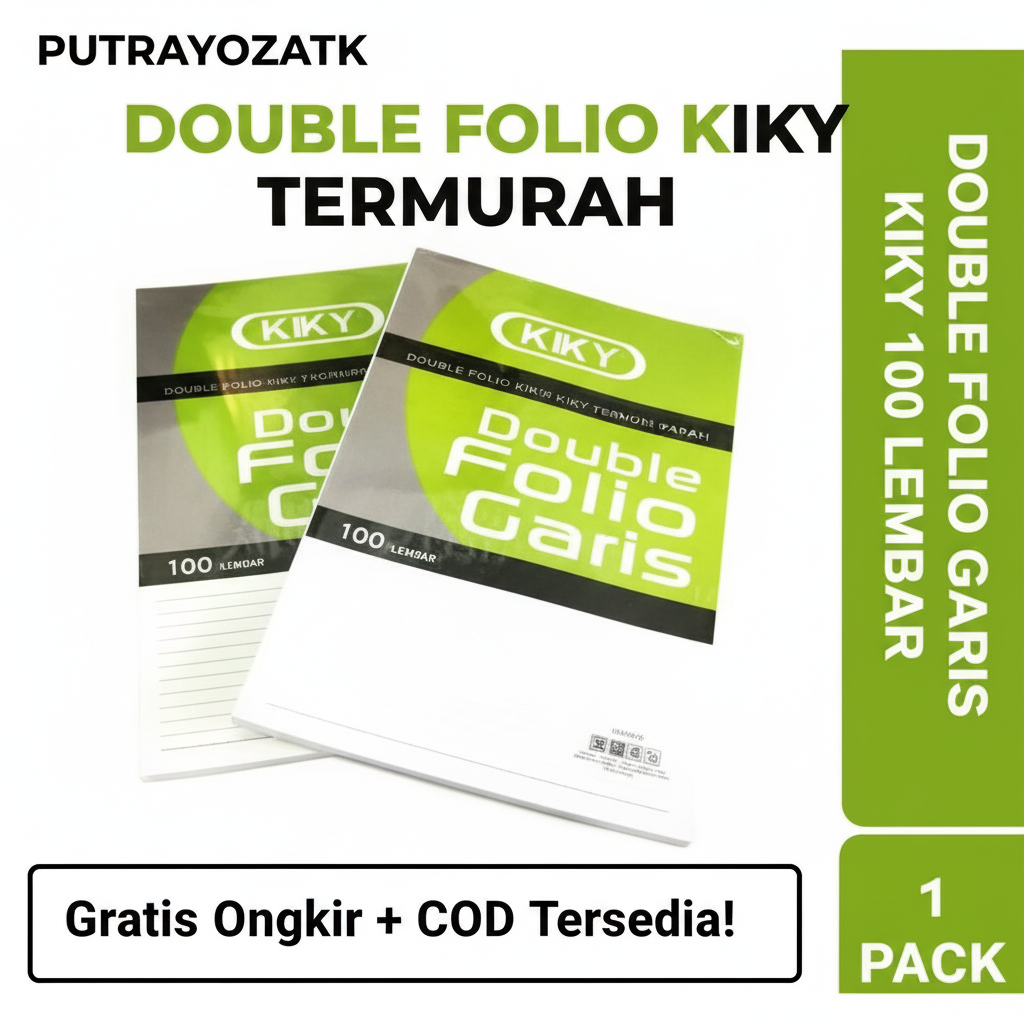 DOUBLE FOLIO KIKY / DOBEL FOLIO ISI 100 MERK KIKY / DOUBLE FOLIO KIKY ISI 200 (TERMURAH)