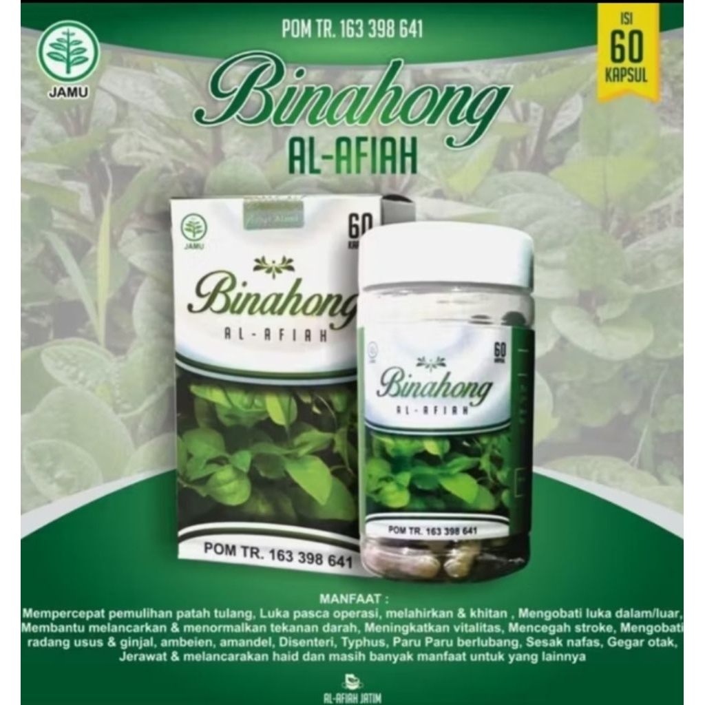 Kapsul daun binahong/daun binahong