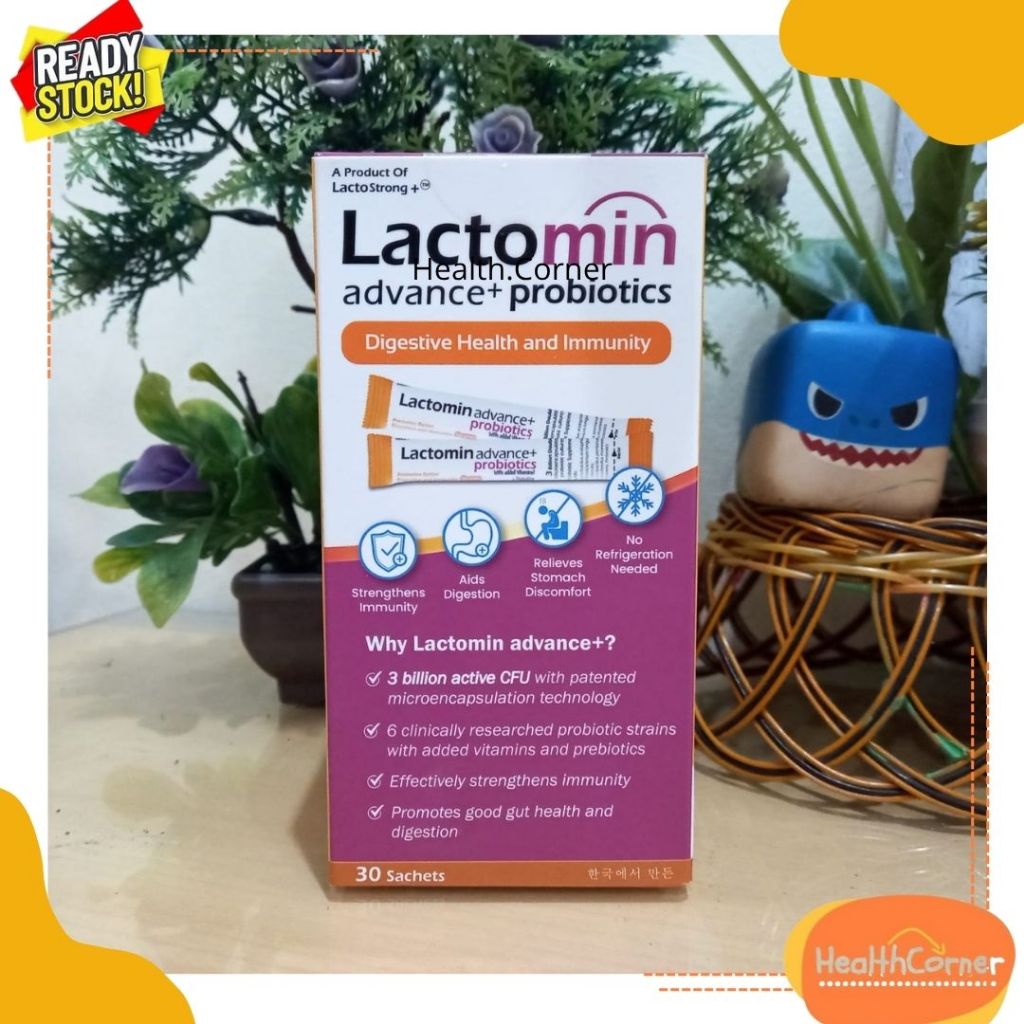 LACTOMIN Probiotics Advance+ Probiotics (30 sachets)/probiotics untuk dewasa dan anak