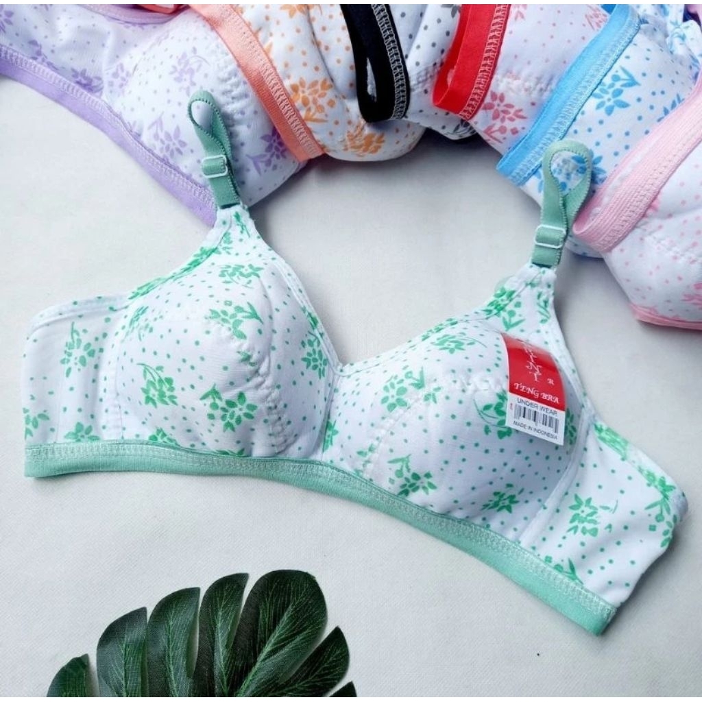 GROSIR BRA ABG REMAJA 6 PCS// BRA REMAJA TANPA KAWAT TERMURAH