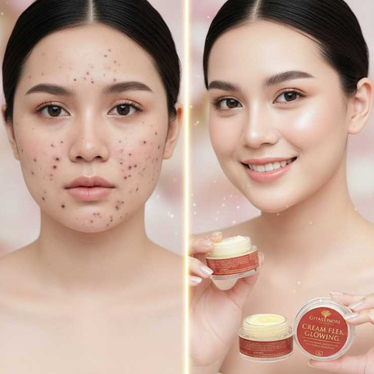 BPOM Salep Flek Cream Flek Hitam Membandel Cream Penghilang Flek Hitam Cream Pencerah Wajah