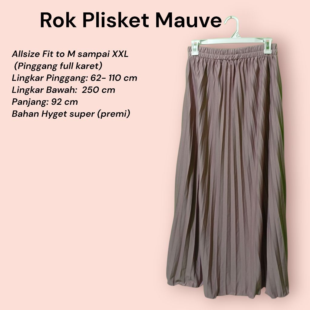 Rok plisket Murah meriah