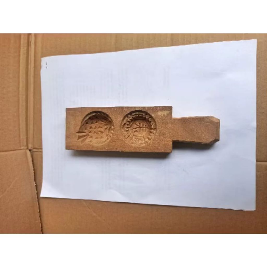 cetakan kue tok/ cetakan kue ku kayu/cetakan kue angku 2motif