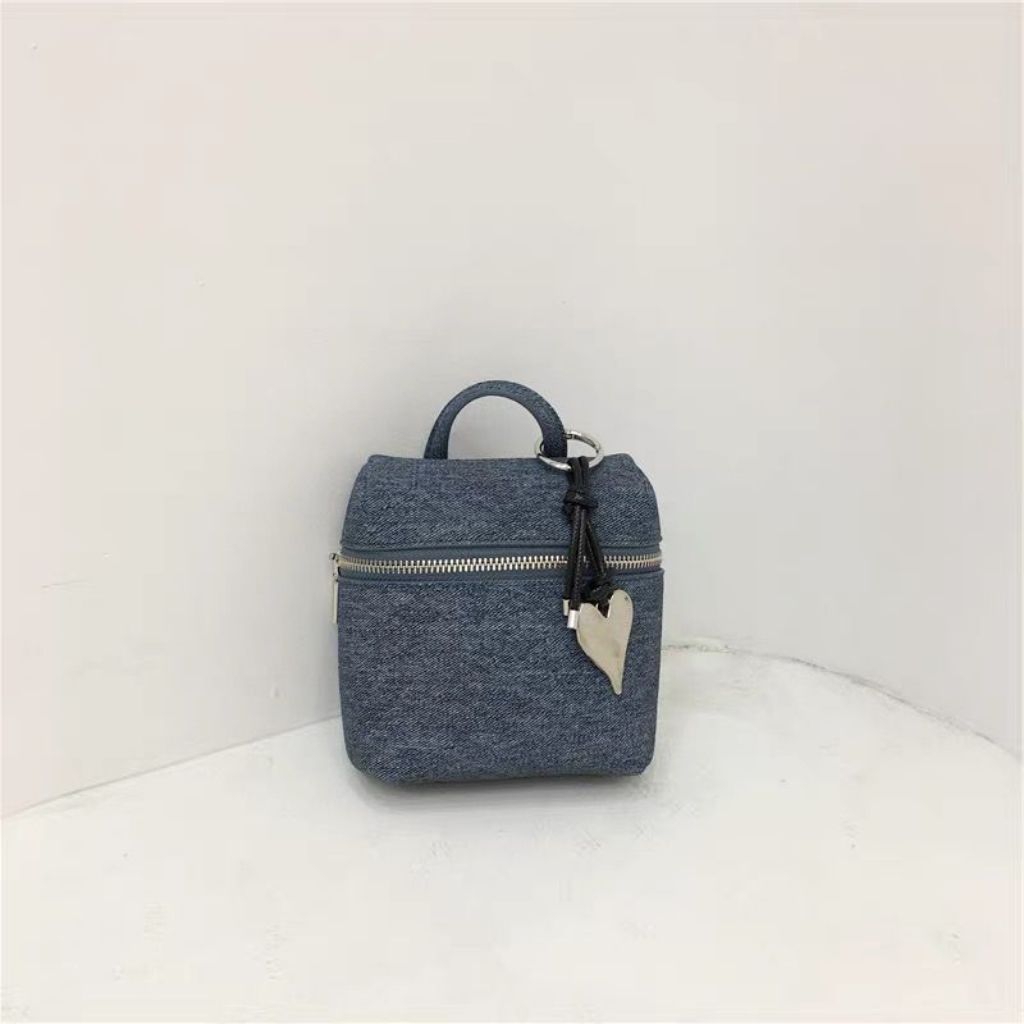 tas hp wanita jeans kecil ( tali panjang )