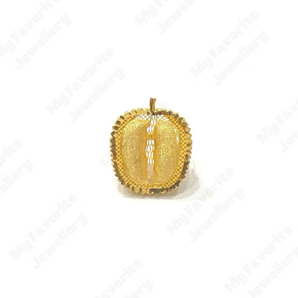 Cincin Durian Uk17 Uk18 Fun dan Mewah Emas Asli Kadar 700 16K