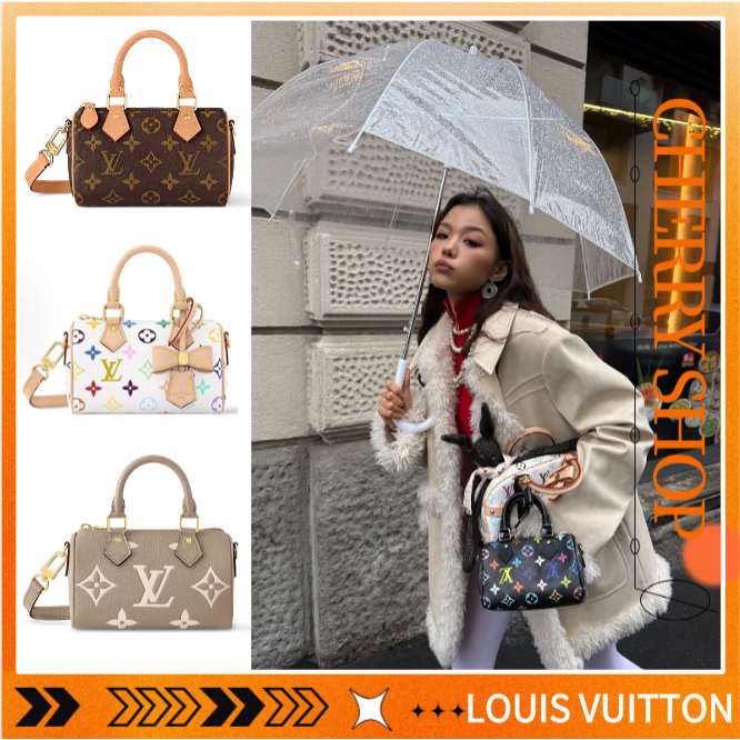 Hot Sale- Louis Vuitton NANO SPEEDY Pillow bag Tas selempang mini LV