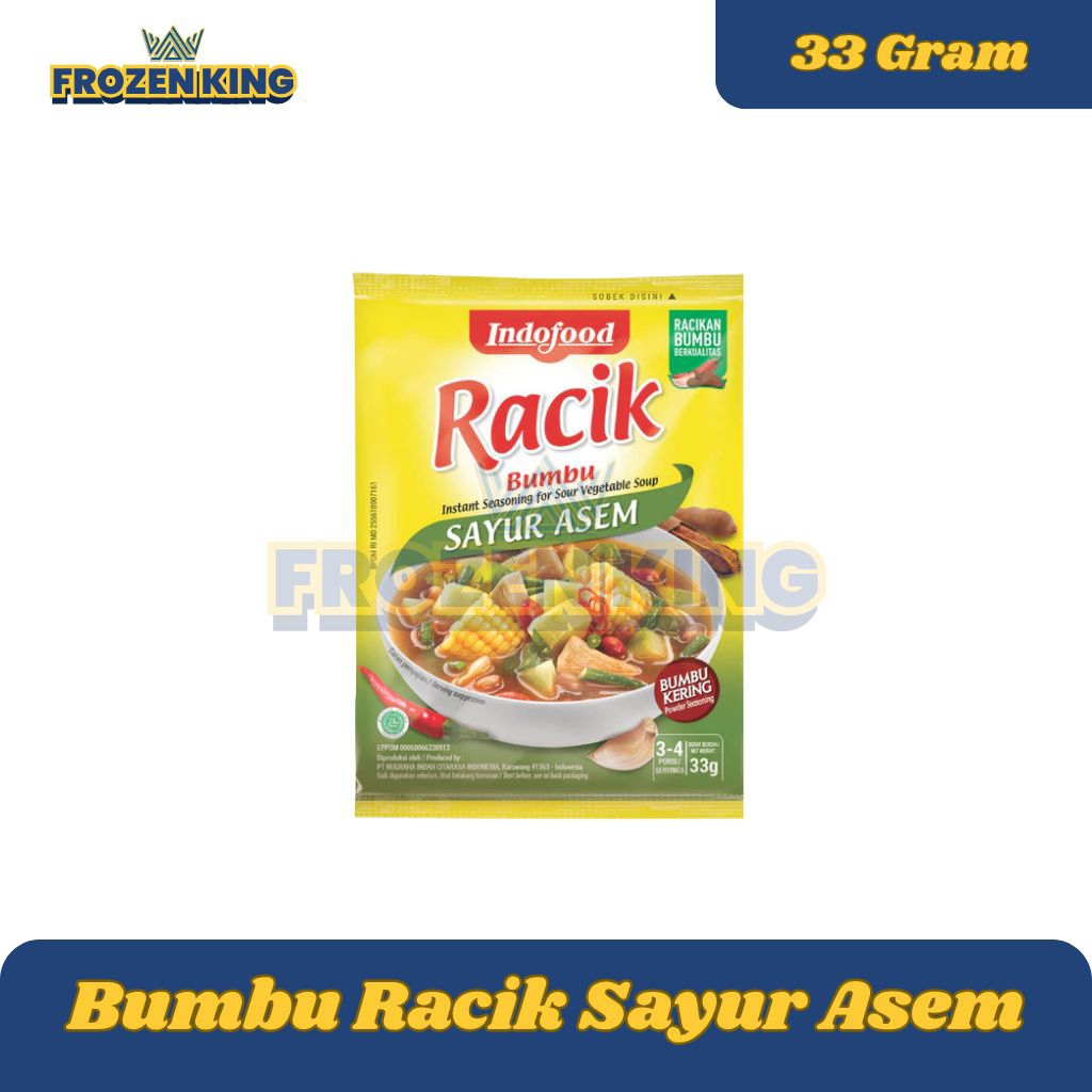 FrozenKing - Bumbu Racik Sayur Asem 33 Gram