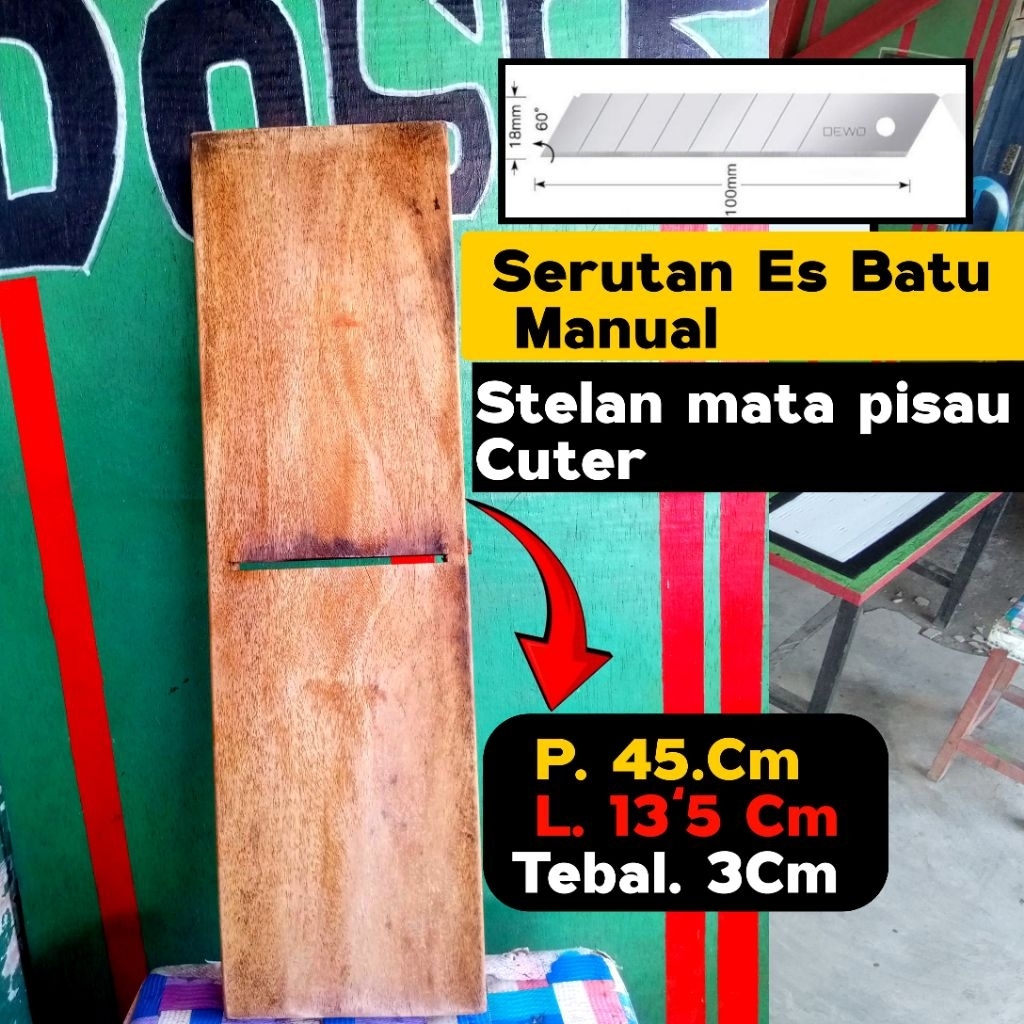 LINK REKBER SERUTAN ES BATU DARI KAYU UNTUK ES DOGER