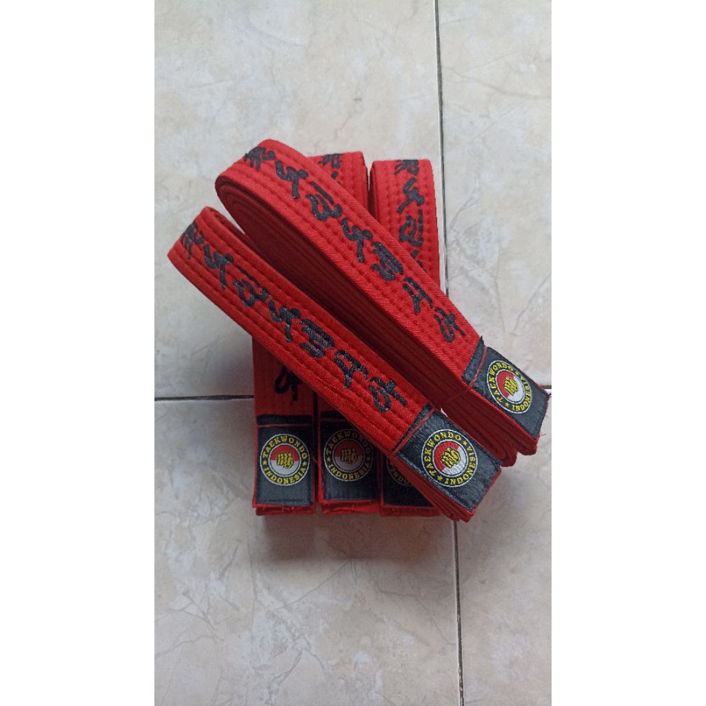 Sabuk Taekwondo Warna Merah