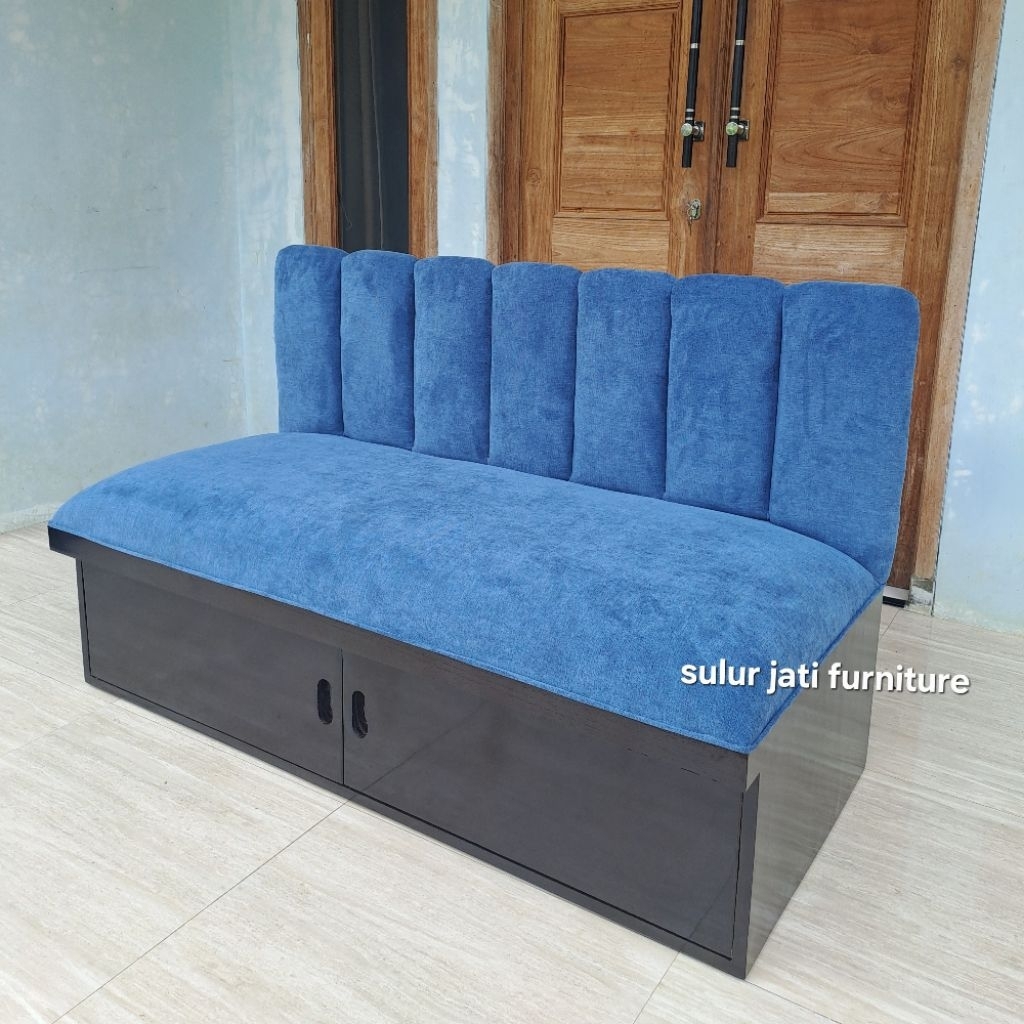 Sofa box model minimalis jati