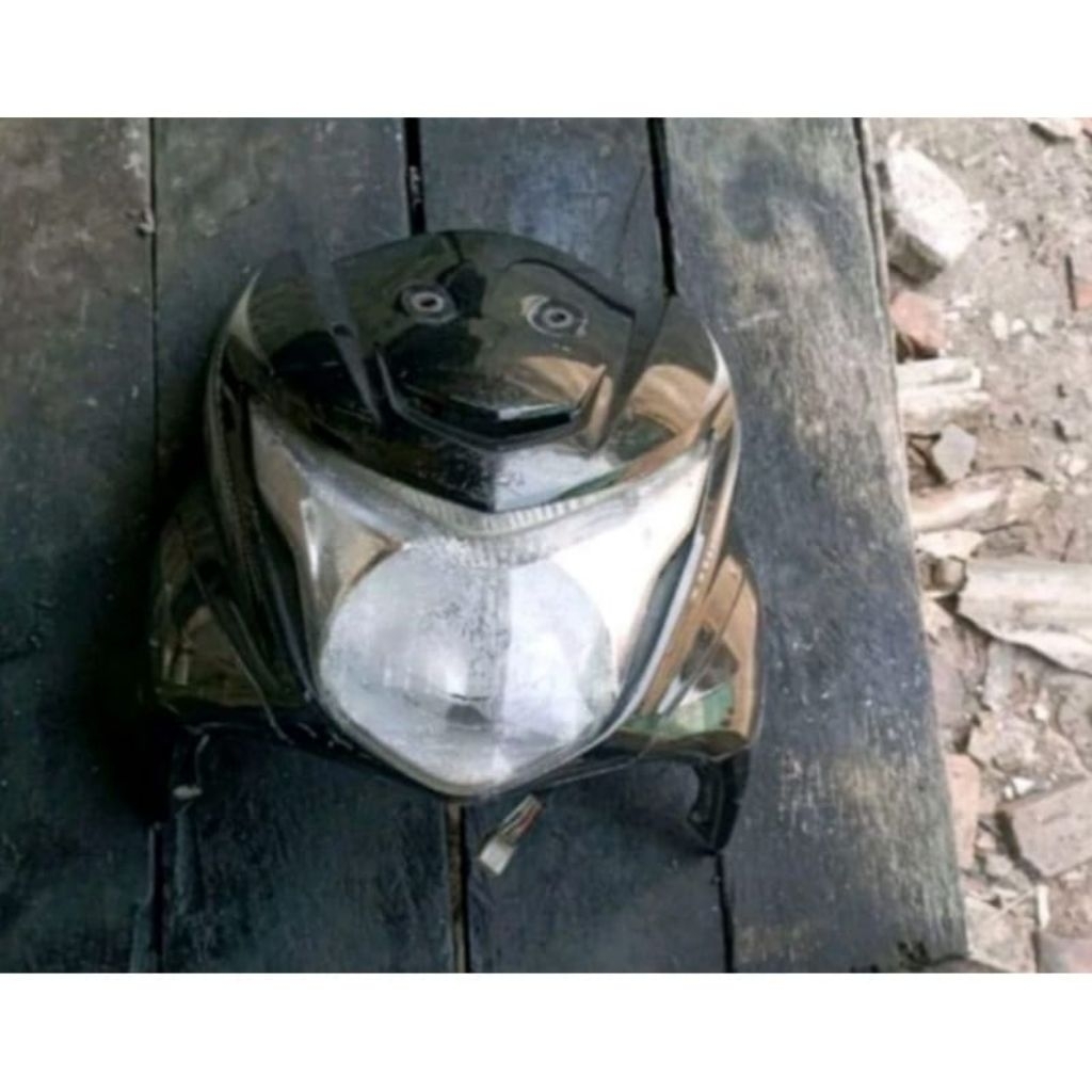 Reflektor tameng depan 1set honda beat pop
