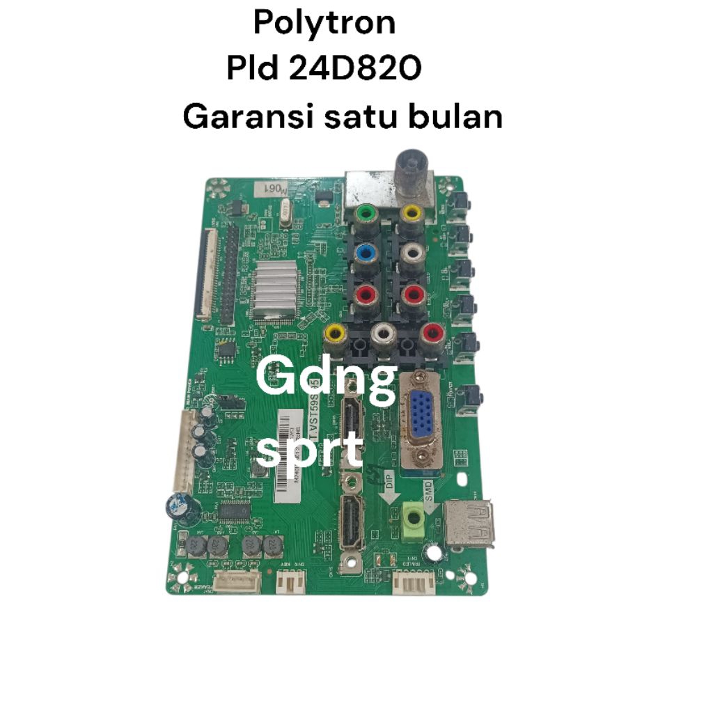 Mb Polytron pld24d820 pld 24d820 mainboard mobo modul mesin tv