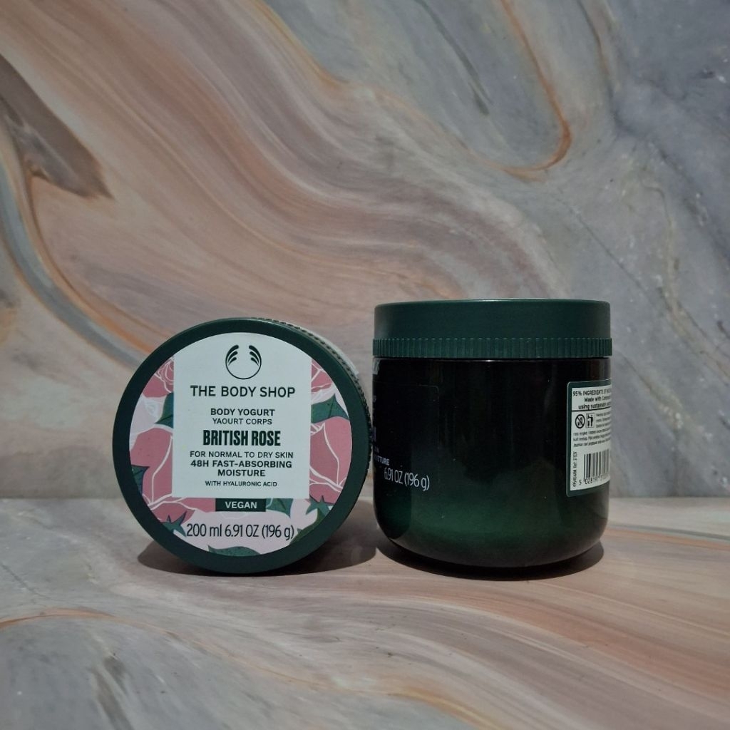 the body shop british rose body yogurt