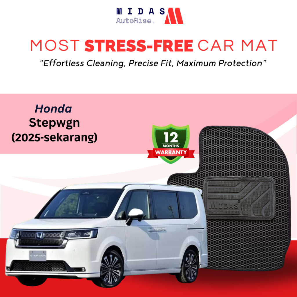 Midas Karpet Mobil Double Layer Honda Stepwgn (2025-sekarang)