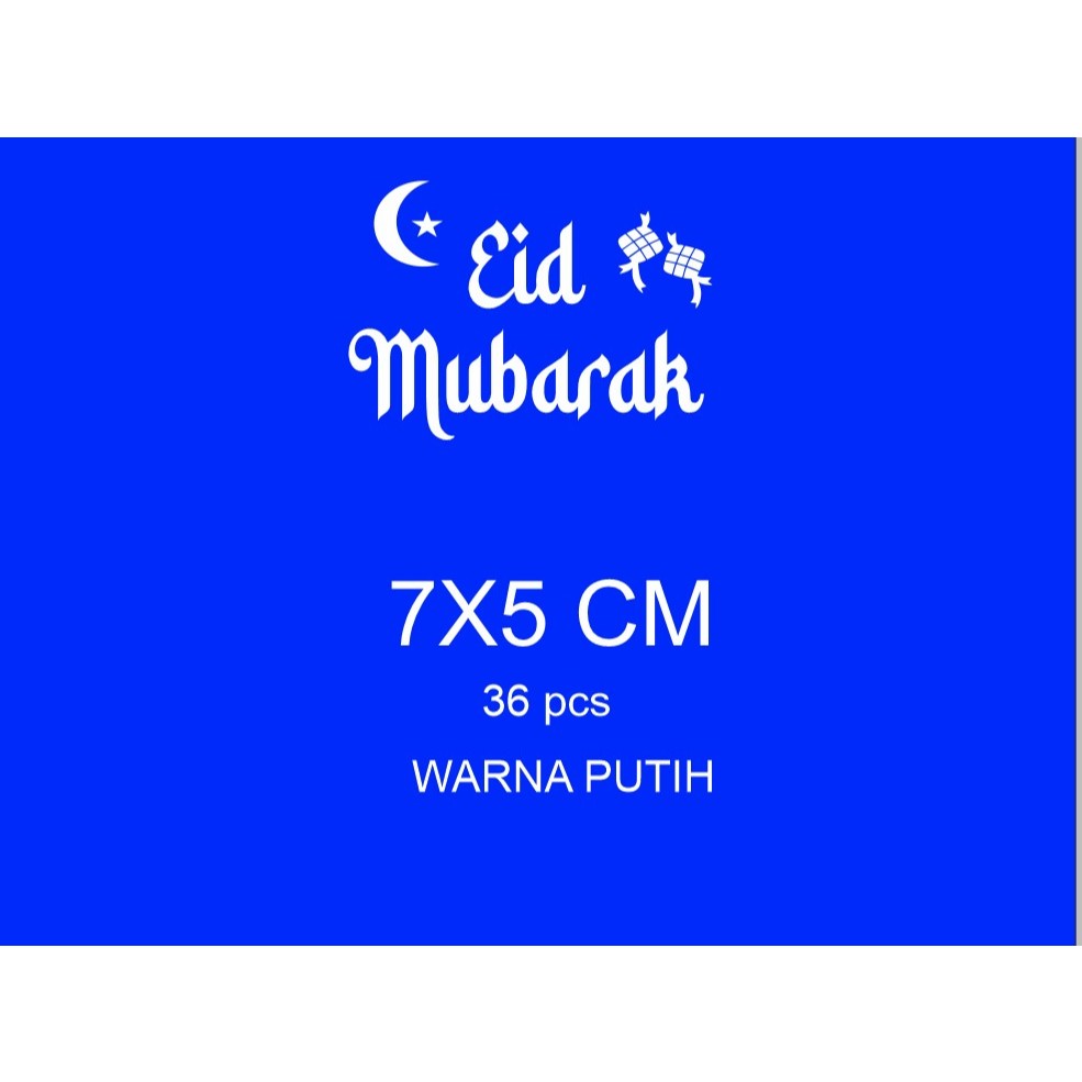 ETALASE KHUSUS STIKER ORACAL - EID MUBARAK