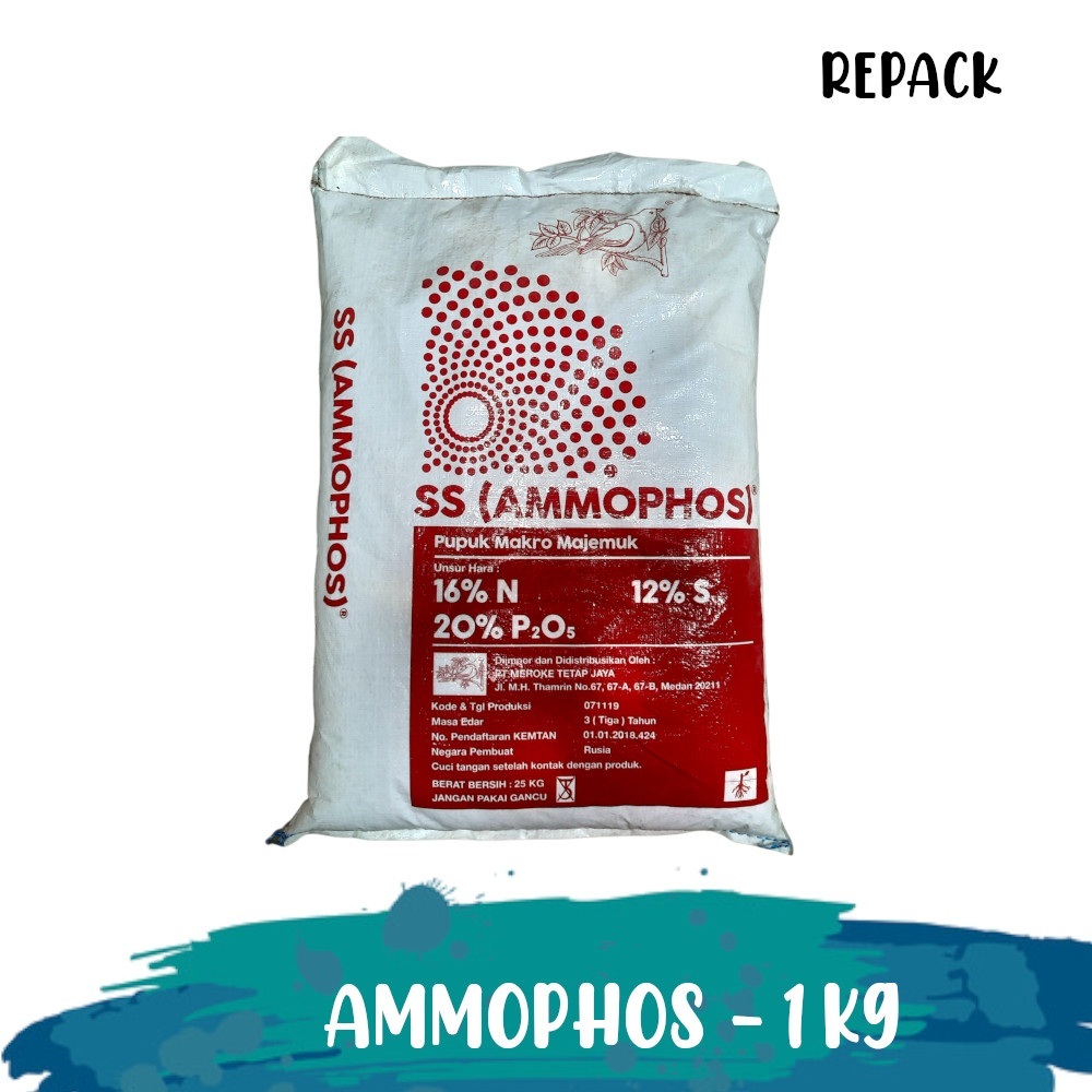 PUPUK MEROKE SS AMMOPHOS Repack 1 kg