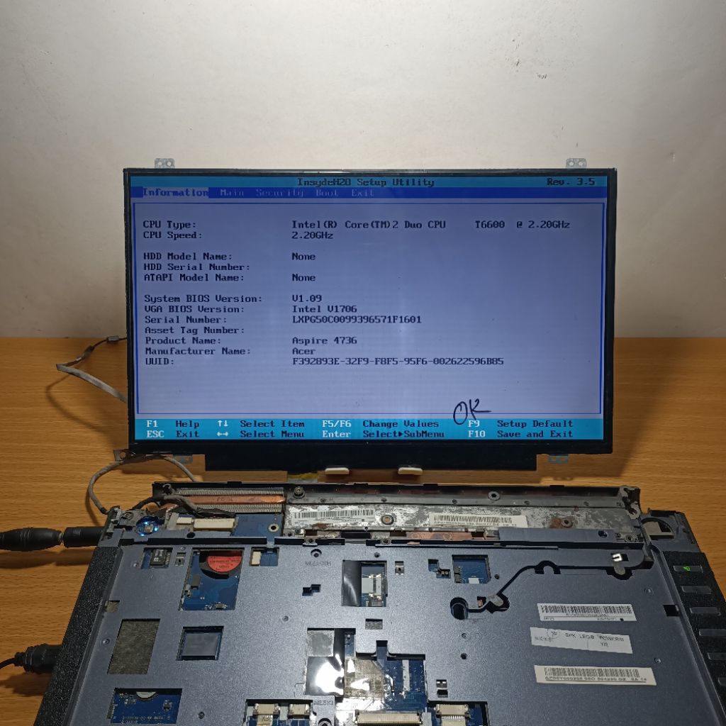 Motherboard Mobo Mesin Normal Laptop Acer Aspire 4736 4736Z 4736G