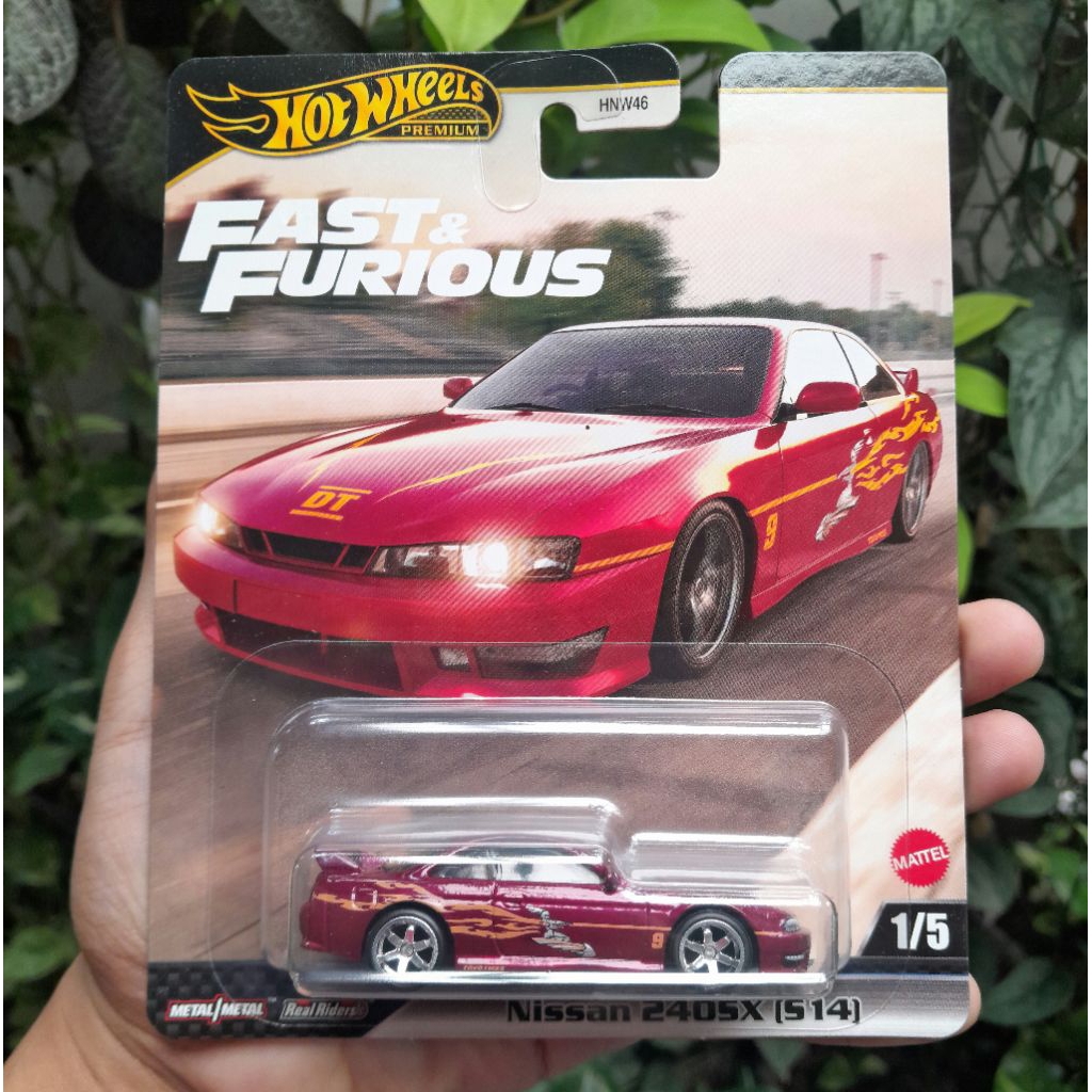 Hotwheels Premium Nissan 240SX (S14) Fast And Furious