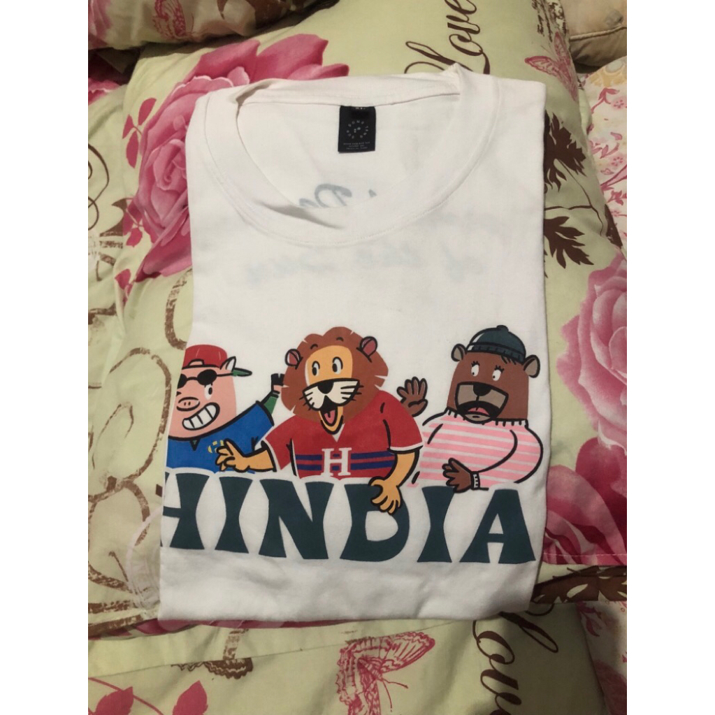 Hindia mascot tshirt white