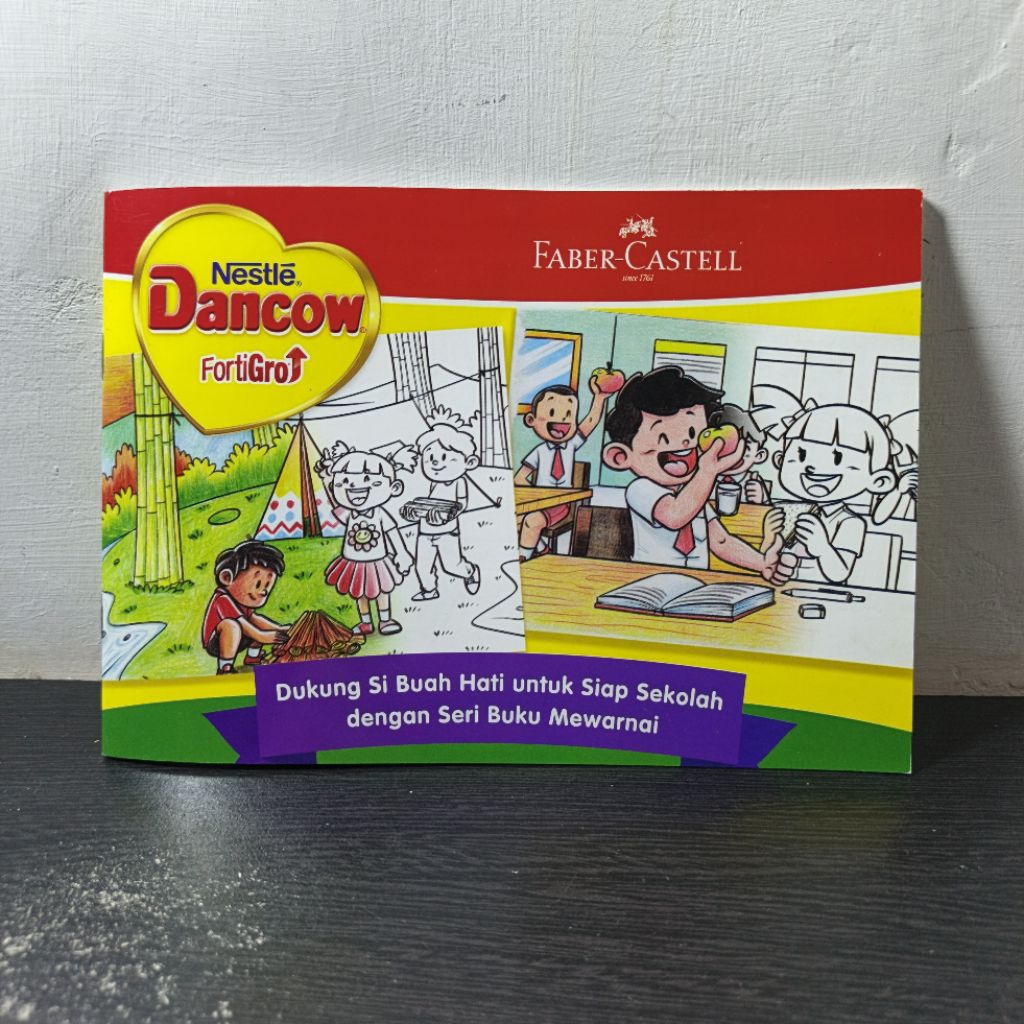 Buku Mewarnai Anak Dancow FortiGro by Faber Castell