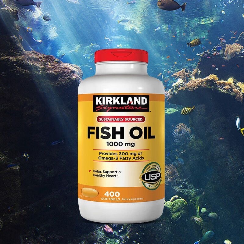 [EXP.2028]Kirkland Signature Fish Oil 1000mg (400 softgels)
