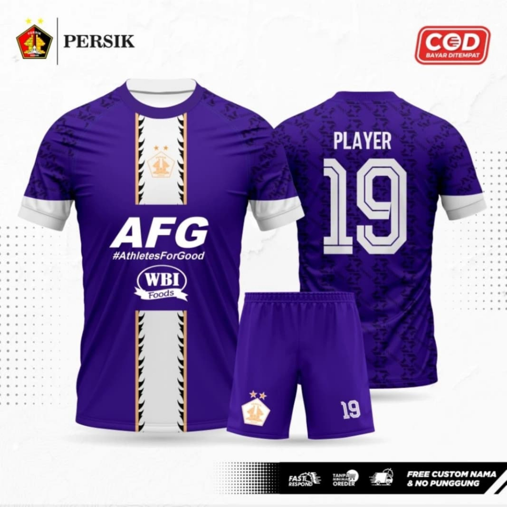 JERSEY PERSIK KEDIRI TERBARU 2025/2026 GRATIS NAMA & NO PUNGGUNG