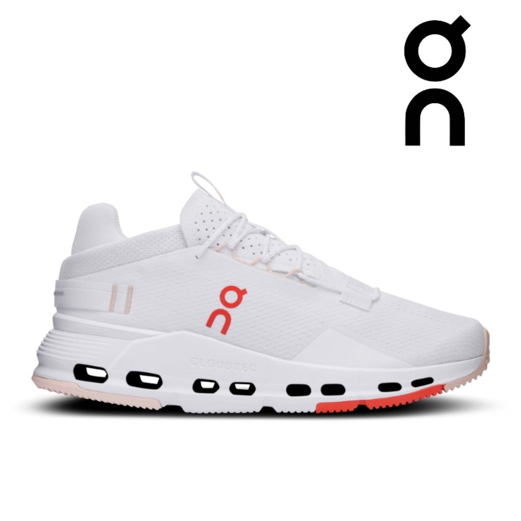 SEPATU ON CLOUDNOVA 2 WHITE FLAME