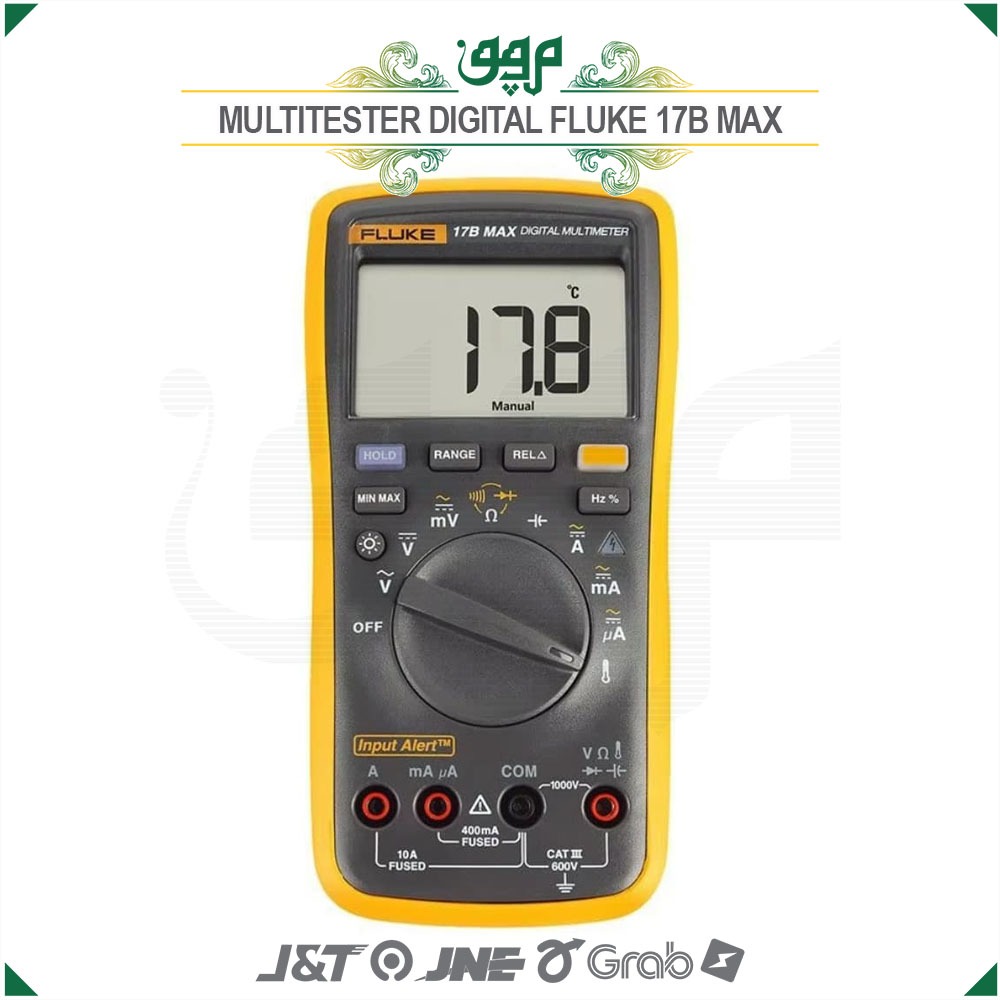 Multitester Digital Fluke 17B Max Original / Tester Digital Fluke 17B Max Original / Avometer Digita