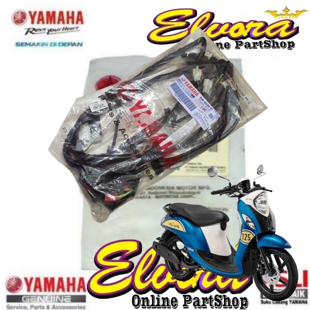 Kabel body wire harness assy Yamaha Fino 125 Original BJ8-H2590-01