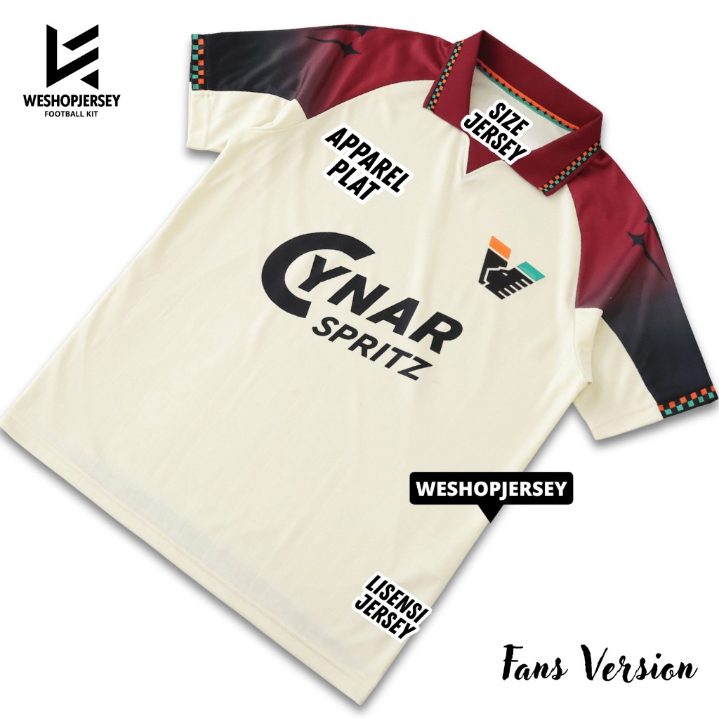 Jersey Venezia Away 25/26 Baju Bola 2025 2026 Weshopjersey