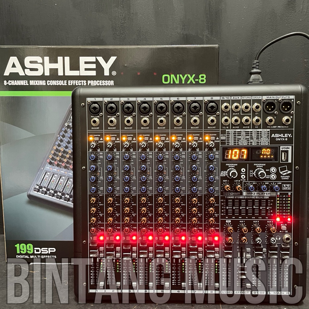 MIxer Ashley ONYX8 Original Onyx 8 ashley onyx 8 channel