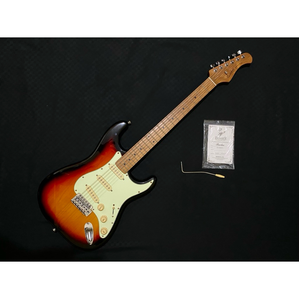Gitar Bacchus BST 1 RSM Roasted Maple Original model Stratocaster
