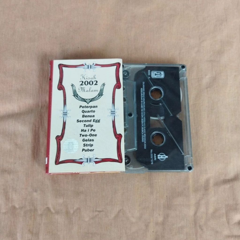 Kaset Kisah 2002 malam - Bekas