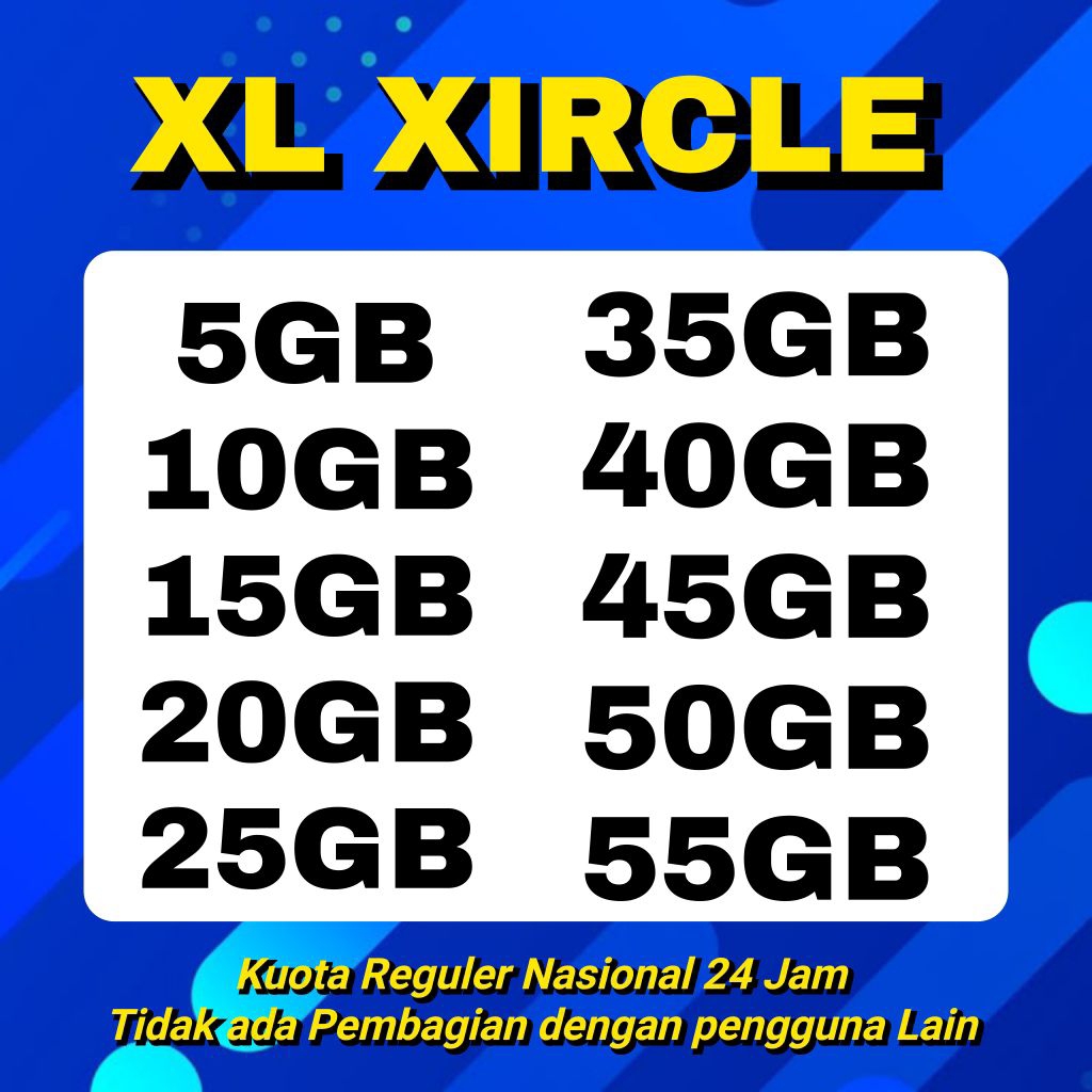 KUOTA XL CIRCLE MURAH