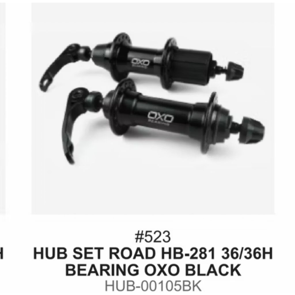 Hub Freehub Bearing 36 Hole V Brake Casette Oxo HB281 Hub oxo bearing 36 Hole V brake