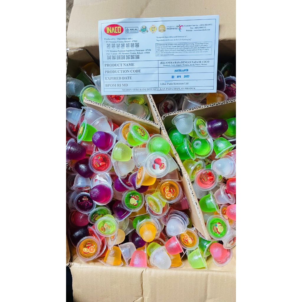 (TERLARIS) INACO JELLY 1dus(1karton) 10kg exp 2027