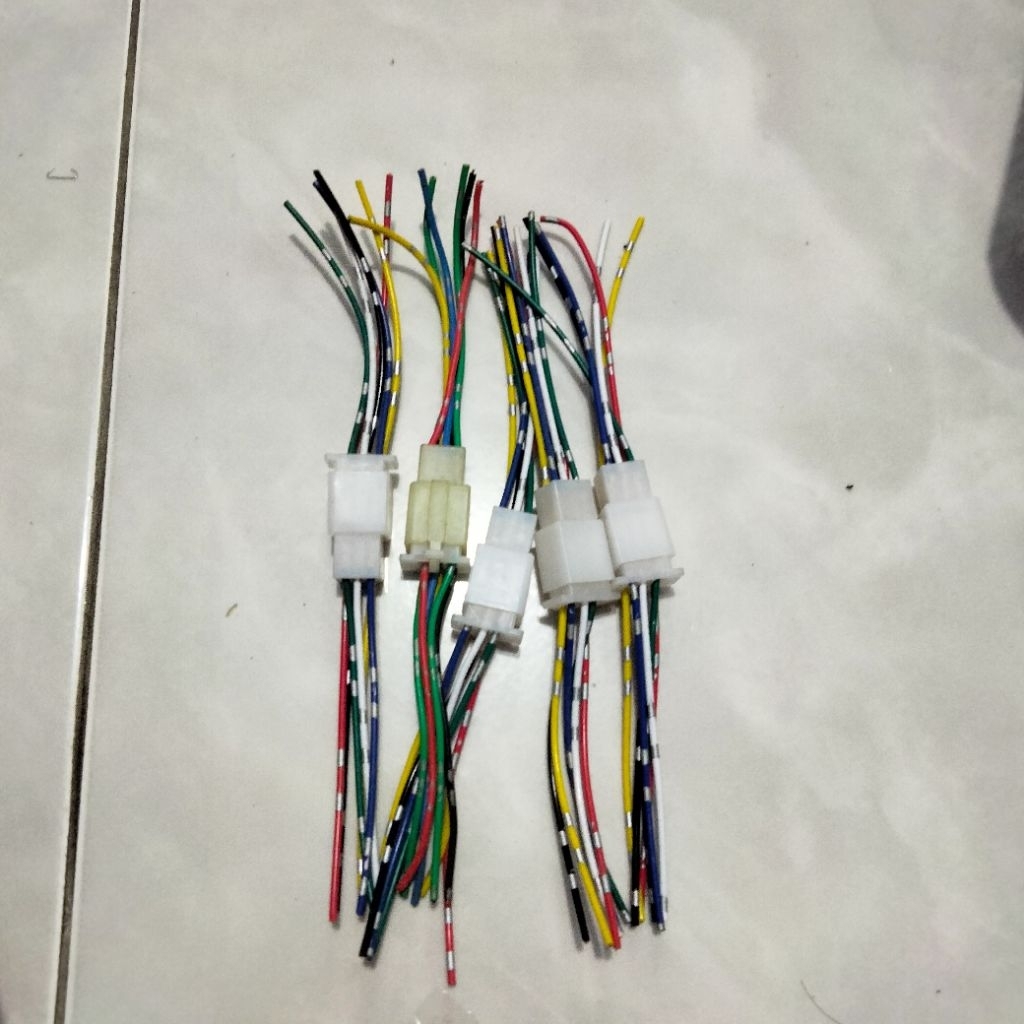 Soket Sambungan Kabel 6 Pin / Soket Konektor Kabel 6 Pin - KABEL BINTIK