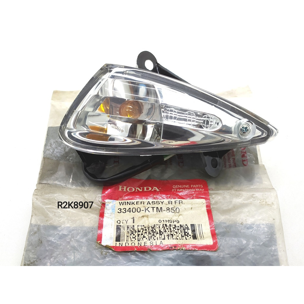 RETING SEN DEPAN KANAN HONDA SUPRA X 125 OLD TROMOL CAKRAM ASLI ORIGINAL 33400-KTM-850